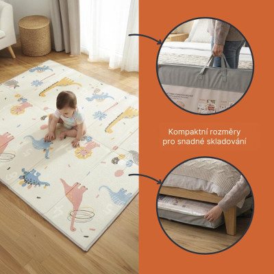 ZOPA Multifunkční pěnová skládací podložka oboustranná 200x150, Forest Forest