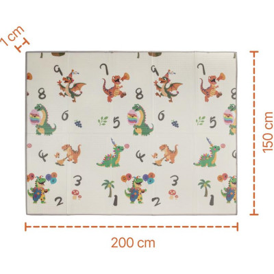 ZOPA Multifunkční pěnová skládací podložka oboustranná 200x150, Forest Forest