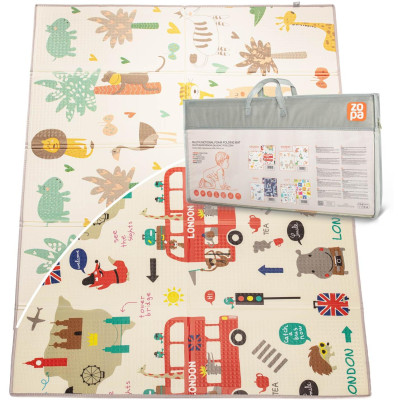 ZOPA Multifunkční pěnová skládací podložka oboustranná 200x150, Forest Forest