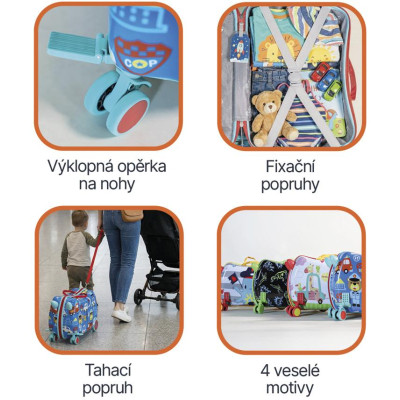 ZOPA Dětský kufřík na kolečkách Pack&Ride, Sailor Sailor