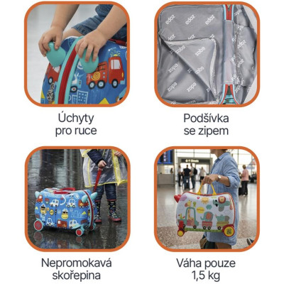 ZOPA Dětský kufřík na kolečkách Pack&Ride, Sailor Sailor