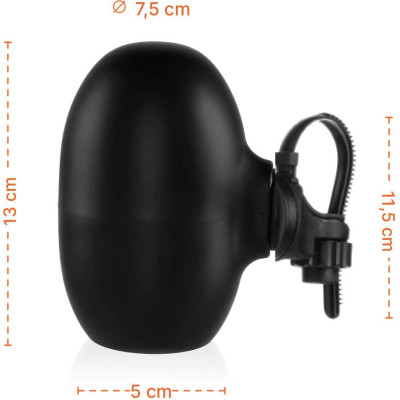 ZOPA Houpadlo kočárku přenosné Bobby nabíjecí, Matt Black Matt Black