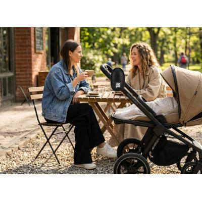 ZOPA Houpadlo kočárku přenosné Bobby nabíjecí, Matt Black Matt Black