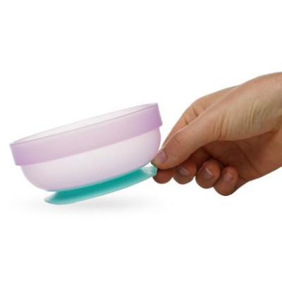 THERMOBABY Protiskluzová miska, PURPLE PURPLE